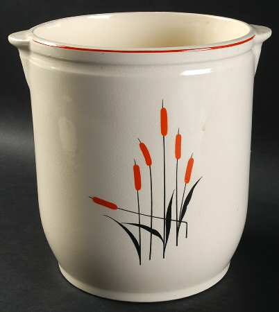 Cattail (Camwood) Cookie Jar No Lid