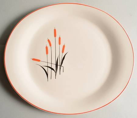 Cattail (Camwood) 11" Oval Serving Platter