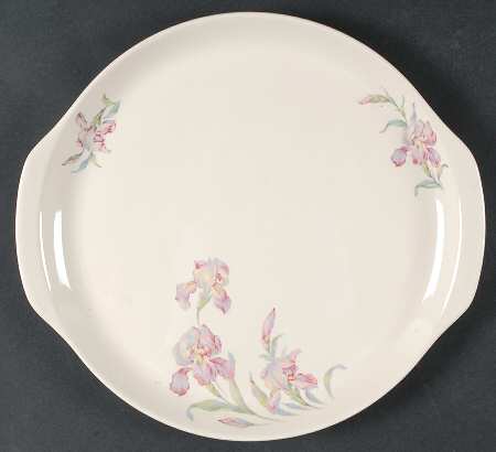 Iris Handled Cake Plate