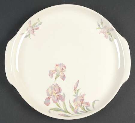 Iris Handled Cake Plate