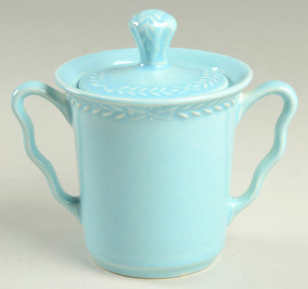 Laurella Blue Sugar Bowl & Lid