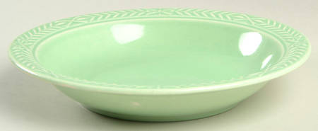 Laurella Green Rim Soup Bowl by Universal