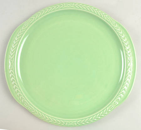 Laurella Green Handled Cake Plate by Universal