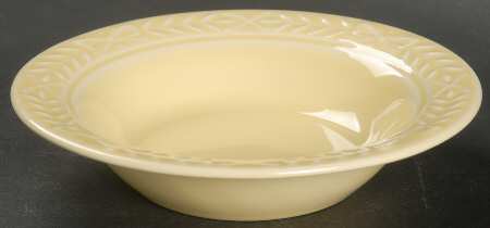 Laurella Yellow Rim Fruit/Dessert (Sauce) Bowl