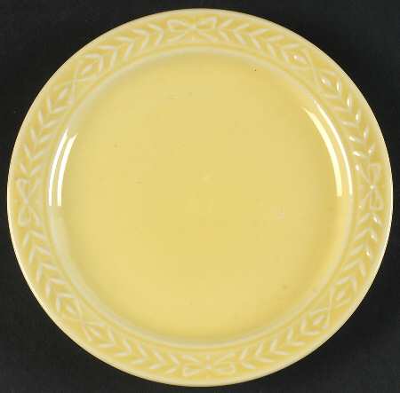 Laurella Yellow Bread & Butter Plate
