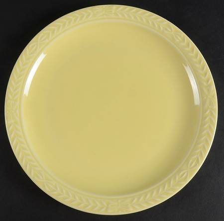 Laurella Yellow Luncheon Plate