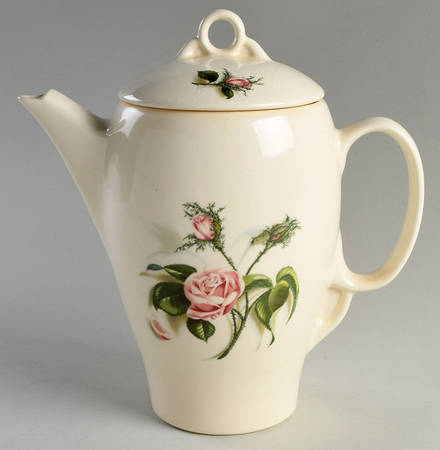 Moss Rose (No Trim) Coffee Pot & Lid