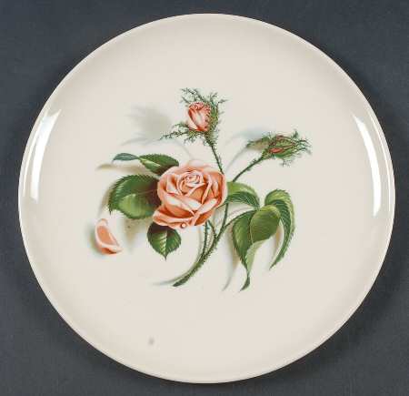 Moss Rose (No Trim) Luncheon Plate by Universal
