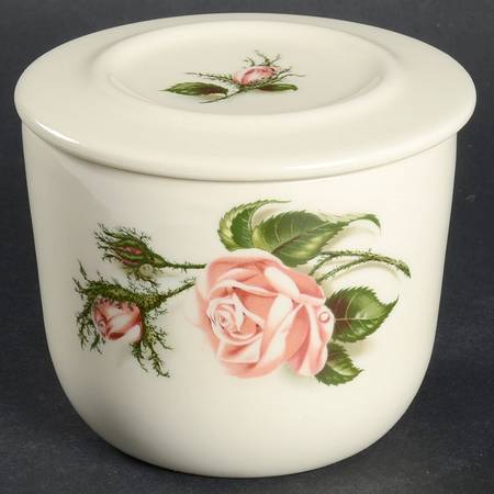 Moss Rose (No Trim) Small Refrigerator Jar & Lid