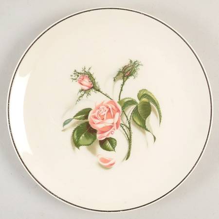 Mose Rose (Gold Trim) Bread & Butter Plate