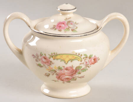 Rambler Rose Sugar Bowl & Lid