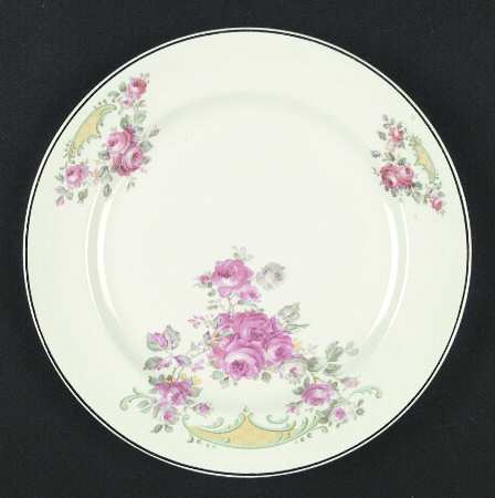 Rambler Rose Luncheon Plate