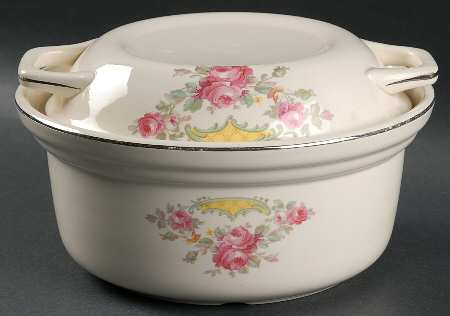 Rambler Rose 1.5 Qt Round Covered Casserole