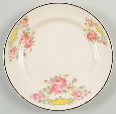 Rambler Rose Salad Plate