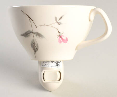 Rosette 1 5/8" + cup (H) Night Light/Cup HC