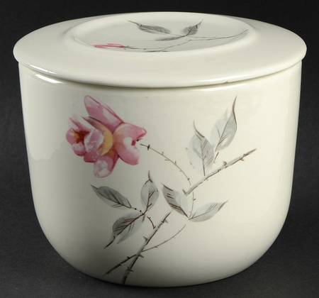Rosette Large Refrigerator Jar & Lid