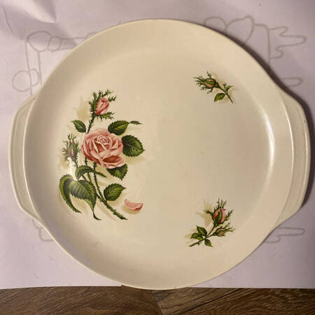 UNI16 13" Handled Chop Plate (Round Platter)