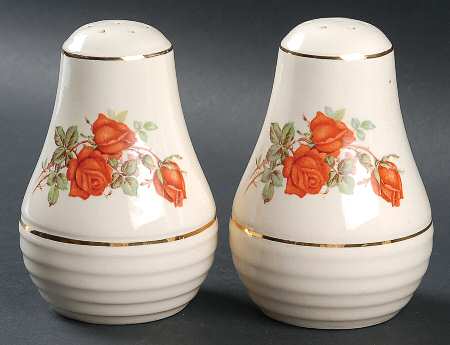 American Beauty Rose Salt & Pepper Set