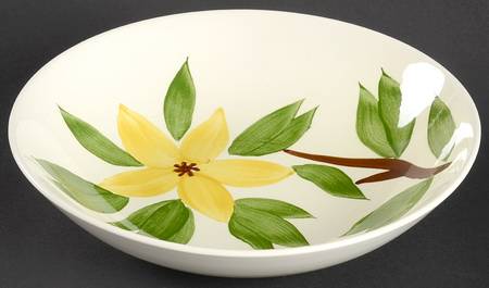 Golden Jasmine 9" Round Vegetable Bowl