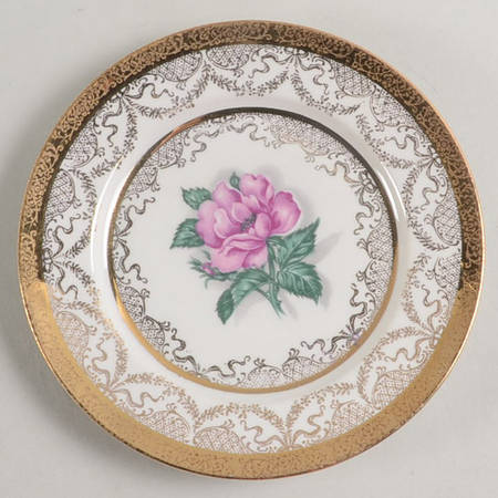 Princess Rose Bread & Butter Plate