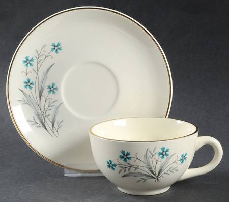 Hampton Flat Cup & Saucer Set
