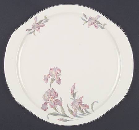 Iris Handled Cake Plate