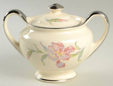 Iris Sugar Bowl & Lid