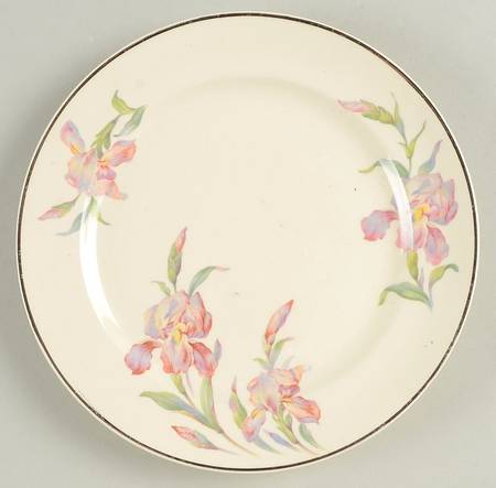Iris Salad Plate