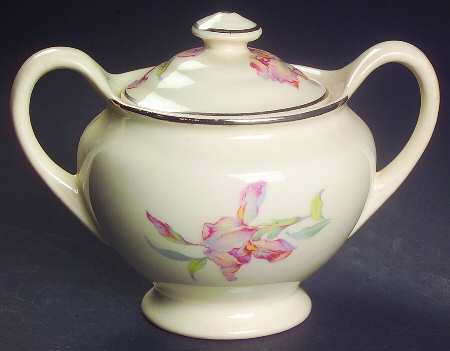 Iris Sugar Bowl & Lid