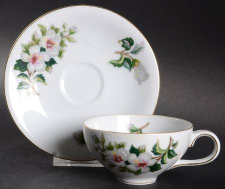 Diana Flat Cup & Saucer Set
