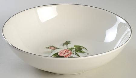 Moss Rose 9" Round Vegetable Bowl