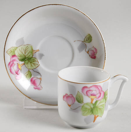 UCA12 Flat Demitasse Cup & Saucer Set