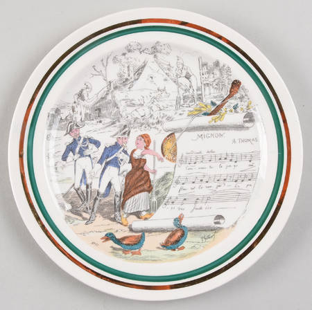 French Opera Reproductions Dessert/Pie Plate