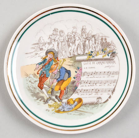 French Opera Reproductions Bread & Butter Plate