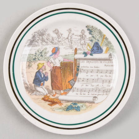French Opera Reproductions Bread & Butter Plate
