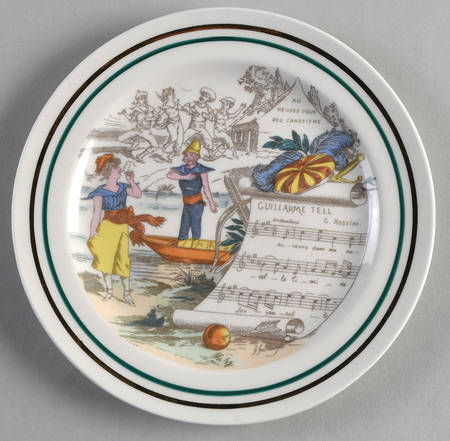 French Opera Reproductions Bread & Butter Plate