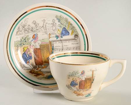 French Opera Reproductions Flat Cup