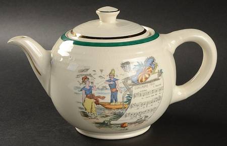 French Opera Reproductions Teapot & Lid