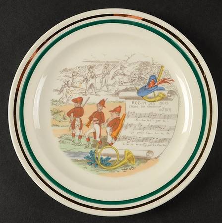 French Opera Reproductions Dessert/Pie Plate