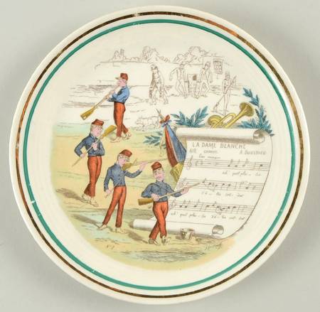 French Opera Reproductions Bread & Butter Plate