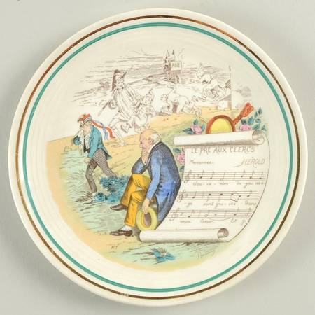 French Opera Reproductions Bread & Butter Plate