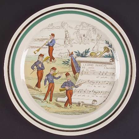 French Opera Reproductions Dinner Plate