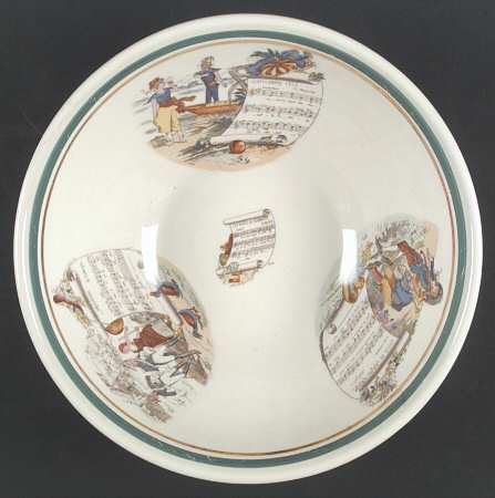 French Opera Reproductions 10" Large Salad Serving Bowl