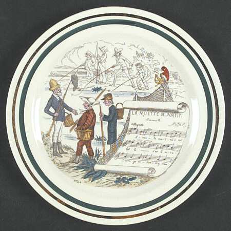 French Opera Reproductions Salad Plate