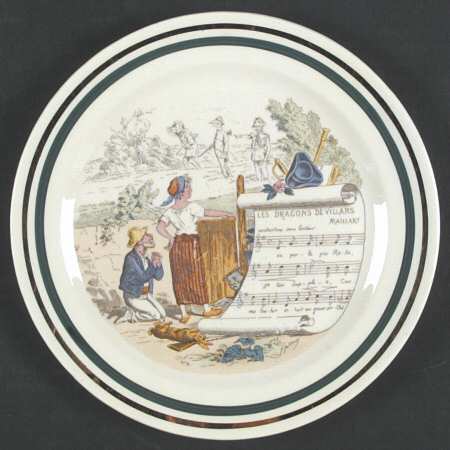 French Opera Reproductions Salad Plate