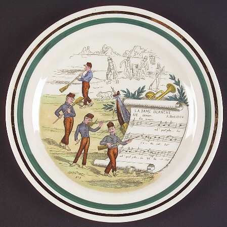 French Opera Reproductions Salad Plate