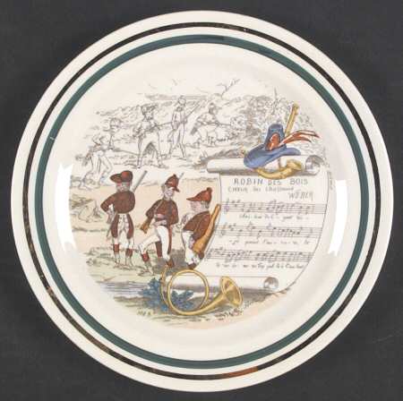 French Opera Reproductions Salad Plate