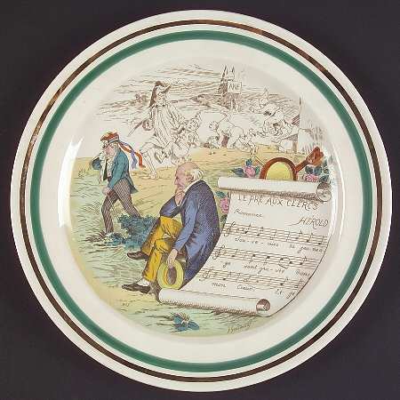 French Opera Reproductions Dinner Plate