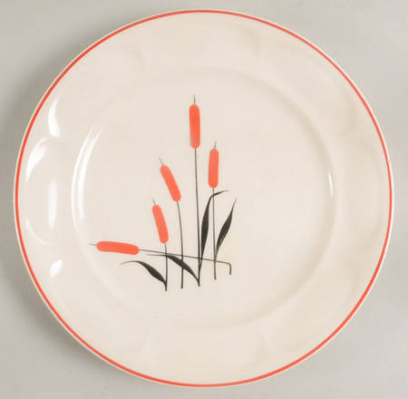 Cattail (Mt Vernon) Bread & Butter Plate