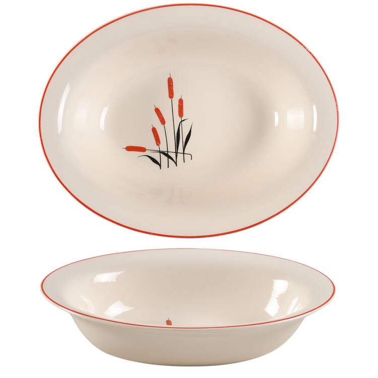 Cattail (Mt Vernon) 9" Oval Vegetable Bowl